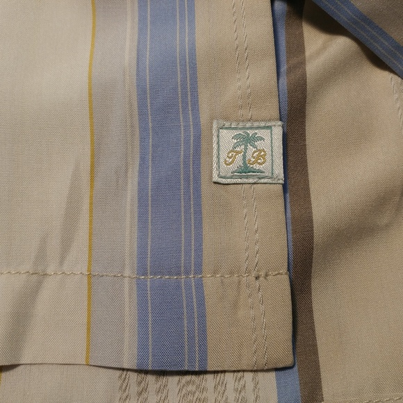 Mens Tommy Bahama TB Button Up Silk Tencel Shirt - Picture 3 of 6